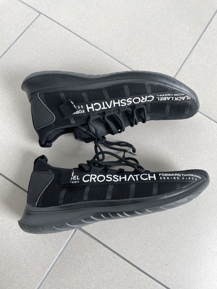 Czarne buty sportowe męskie Crosshatch