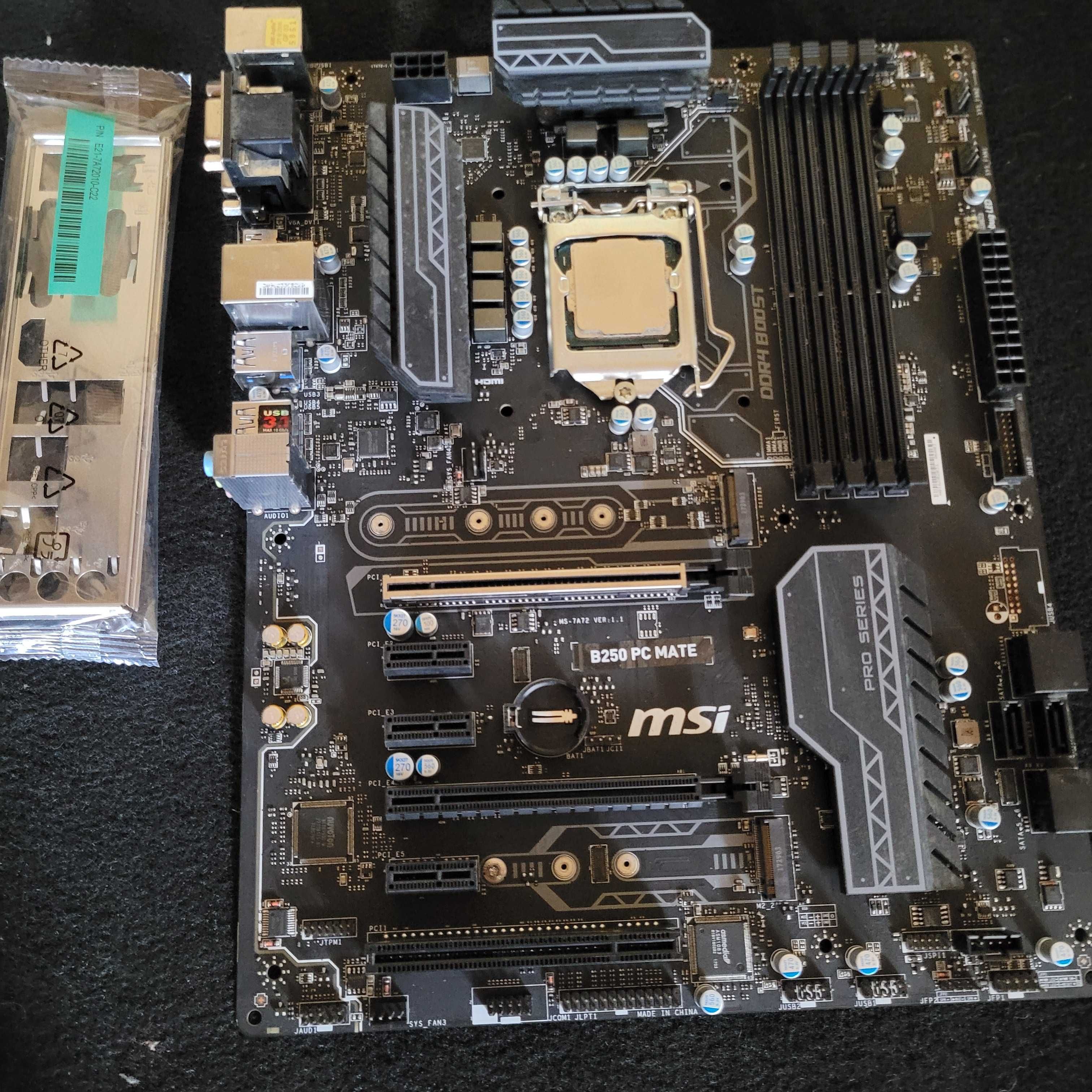 Материнська плата MSI B250 PC Mate (s1151, Intel B250) не робоча