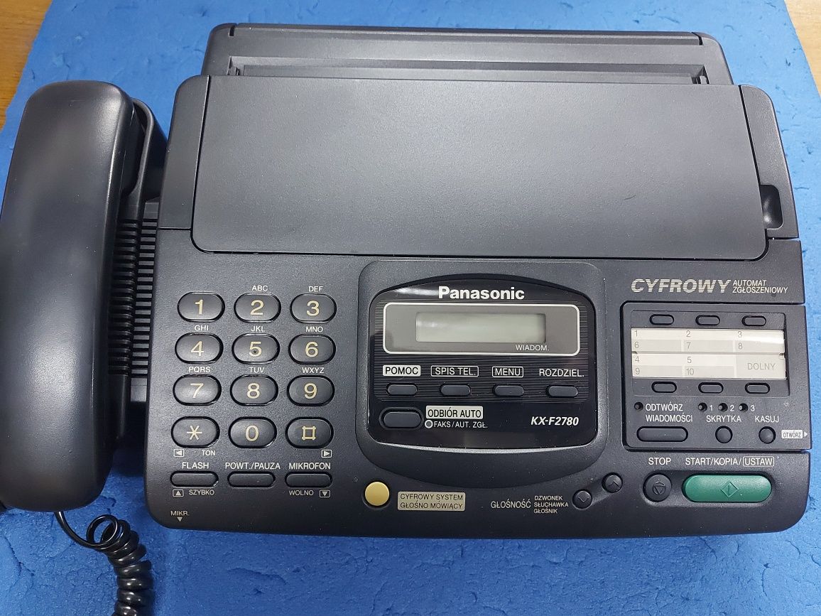 Telefon z faksem firmy Panasonic