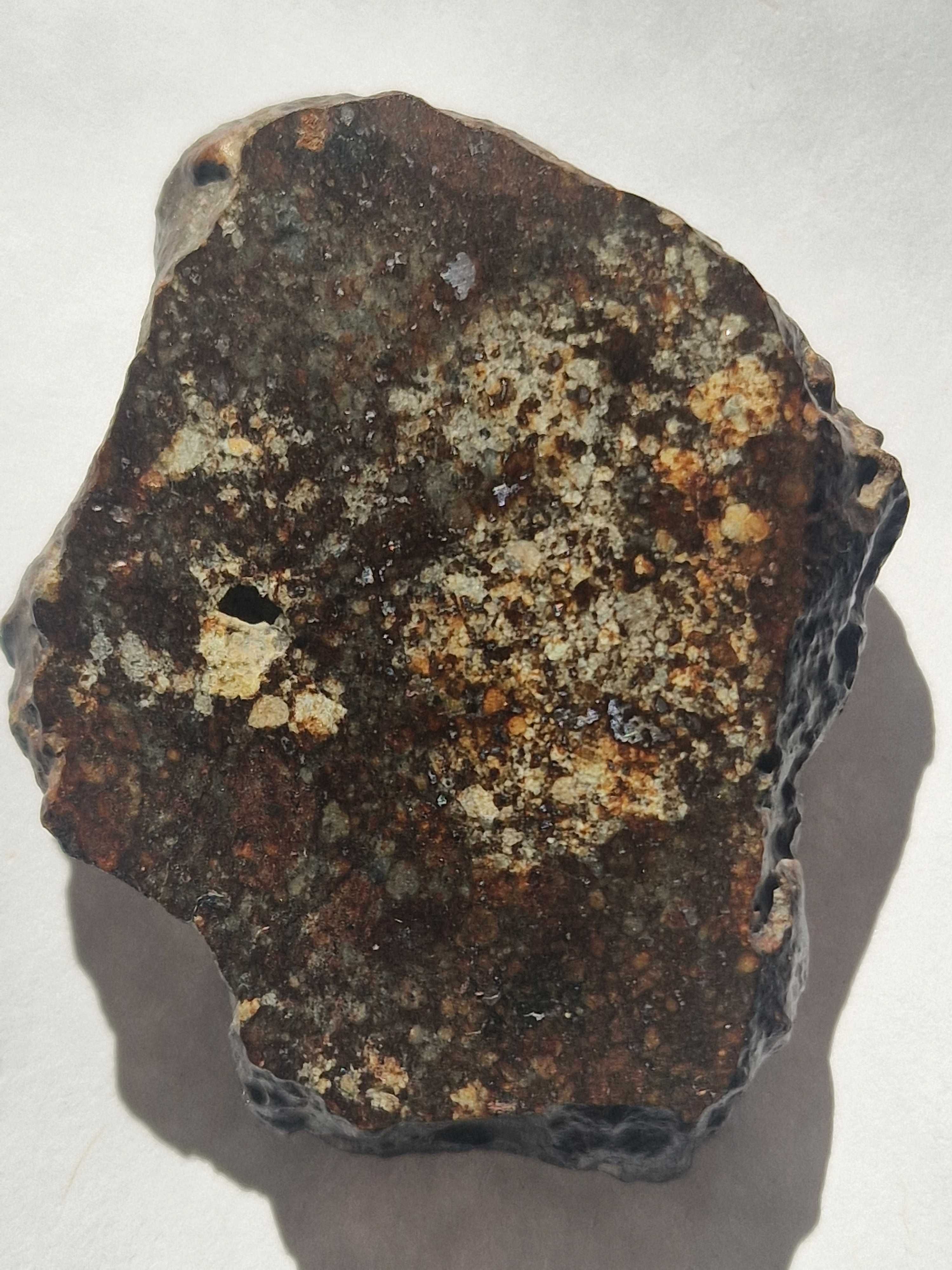Meteoryt kamienny 34,9 g -przepiękny