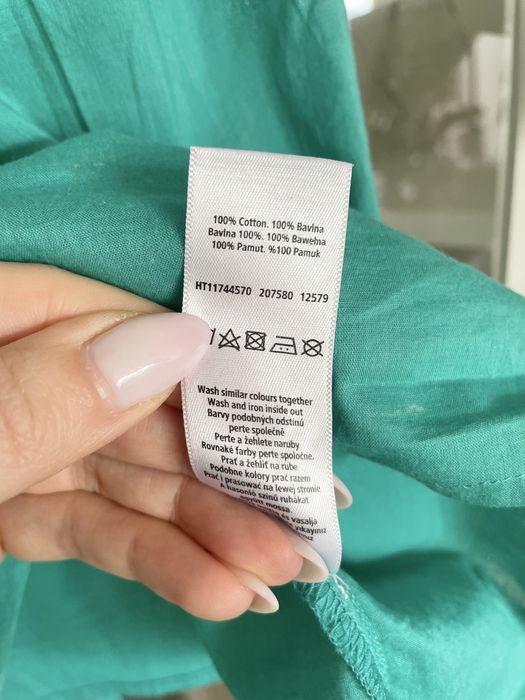 Różowa bluzka na ramiączkach S 100% bawełna