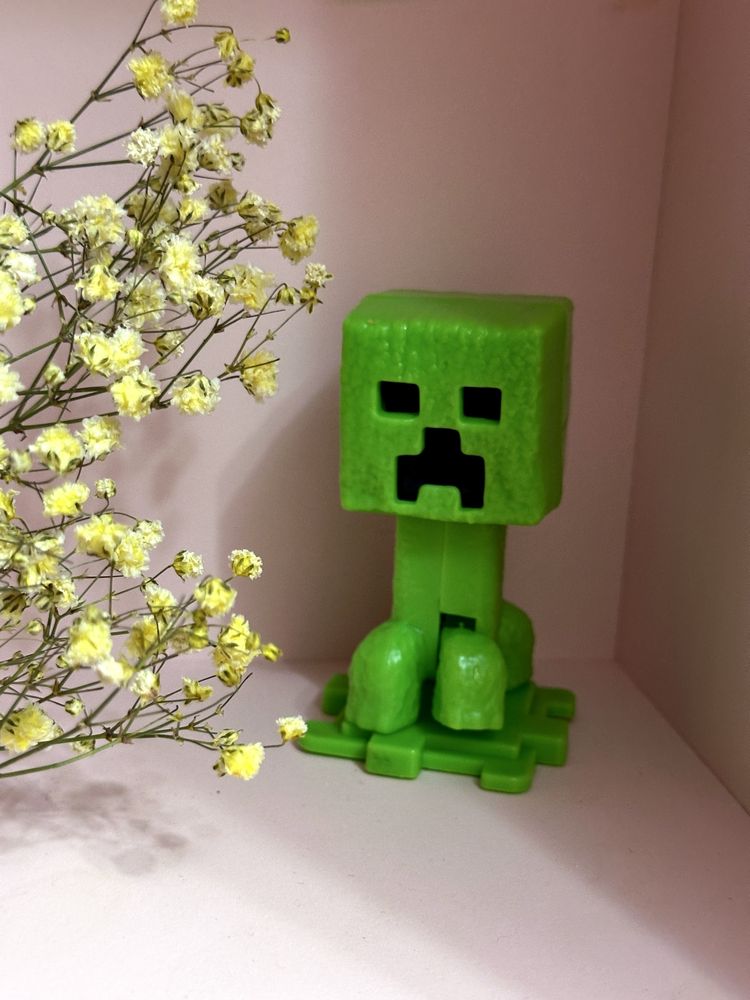 Игрушка майнкрафт, minecraft, криппер, creeper макдональдс, mcdonalds
