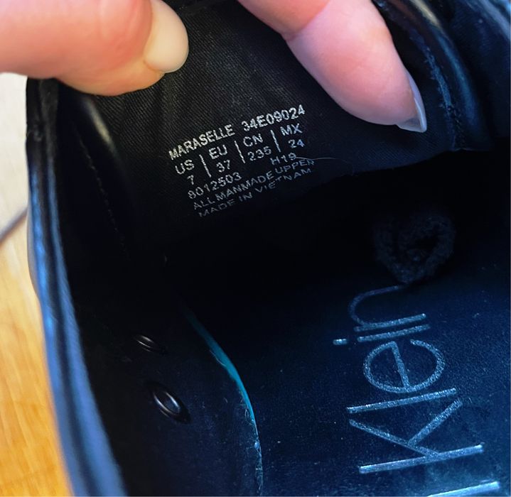 Buty sneakersy Calvin Klein Maraselle 37 leather skórzane