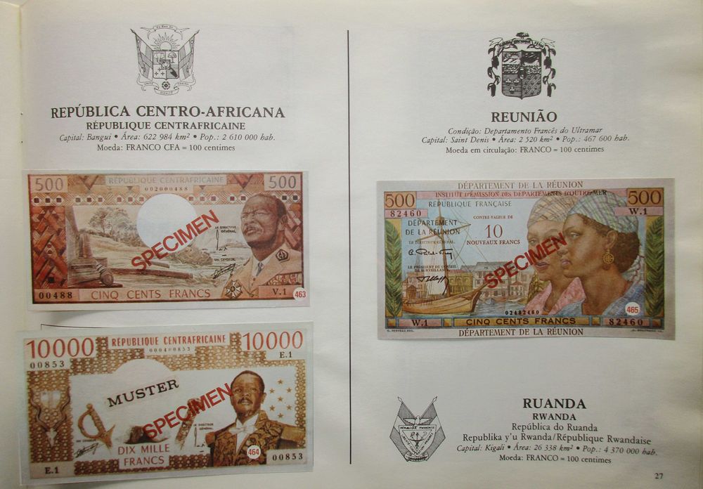 Notas de Todo o Mundo - - - Colecção Completa - - - - - 4 Volumes