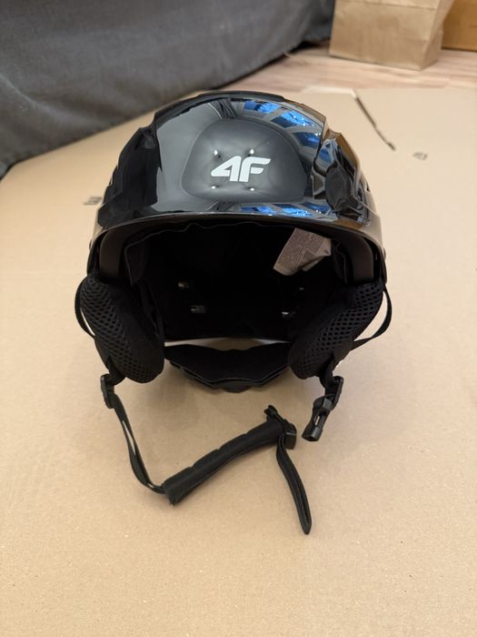 Kask czarny na snowboard narty M 54-56cm