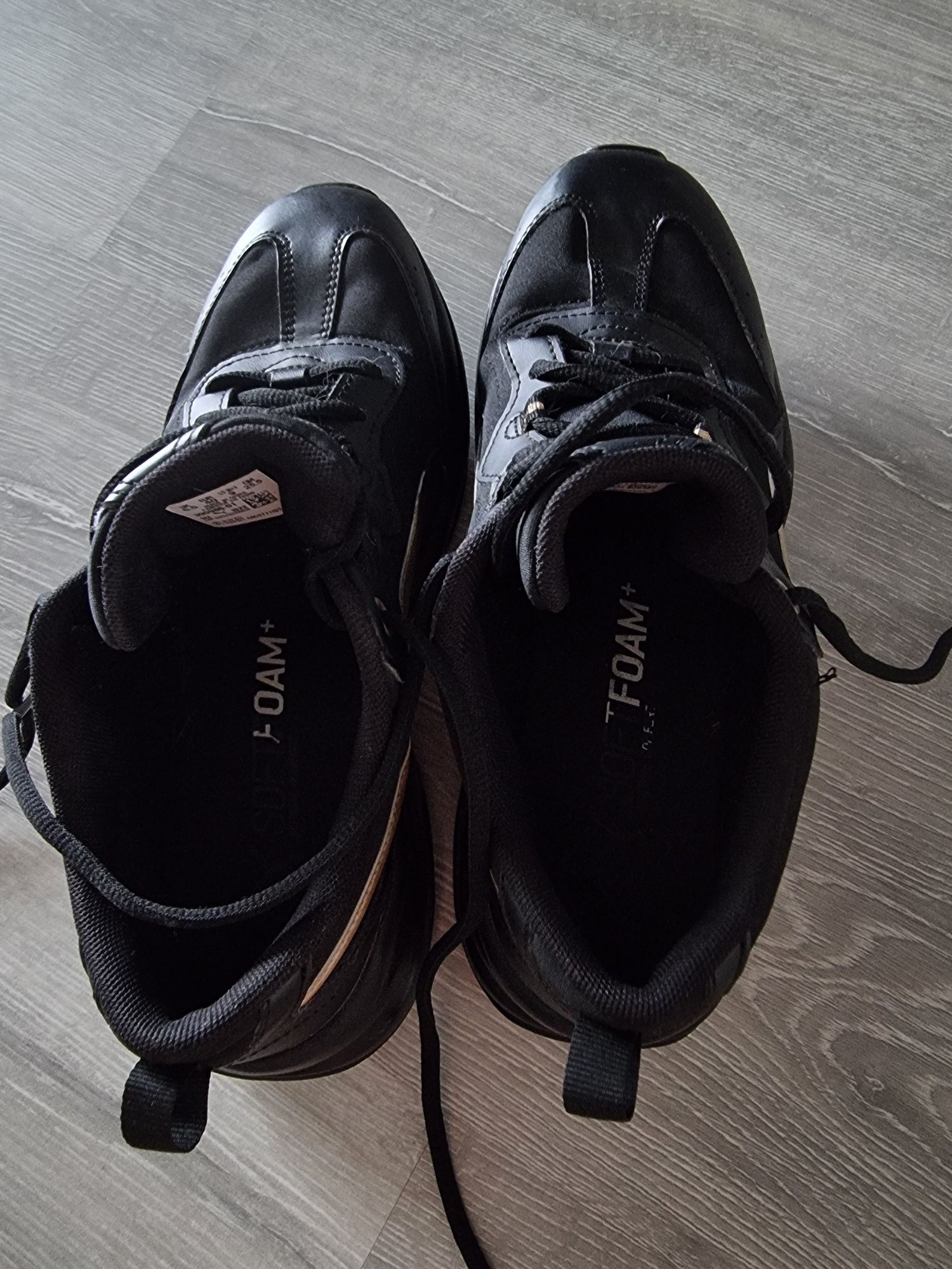 Czarne sneakersy puma 40