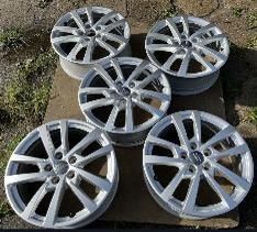 5x felgi Alu 17 5x112 oryginalne  Audi A3 Golf Leon Octavia