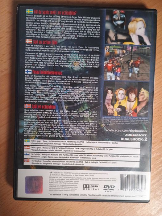 The Bouncer PS2 Playstation 2 skandynawska okladka gra po angielsku