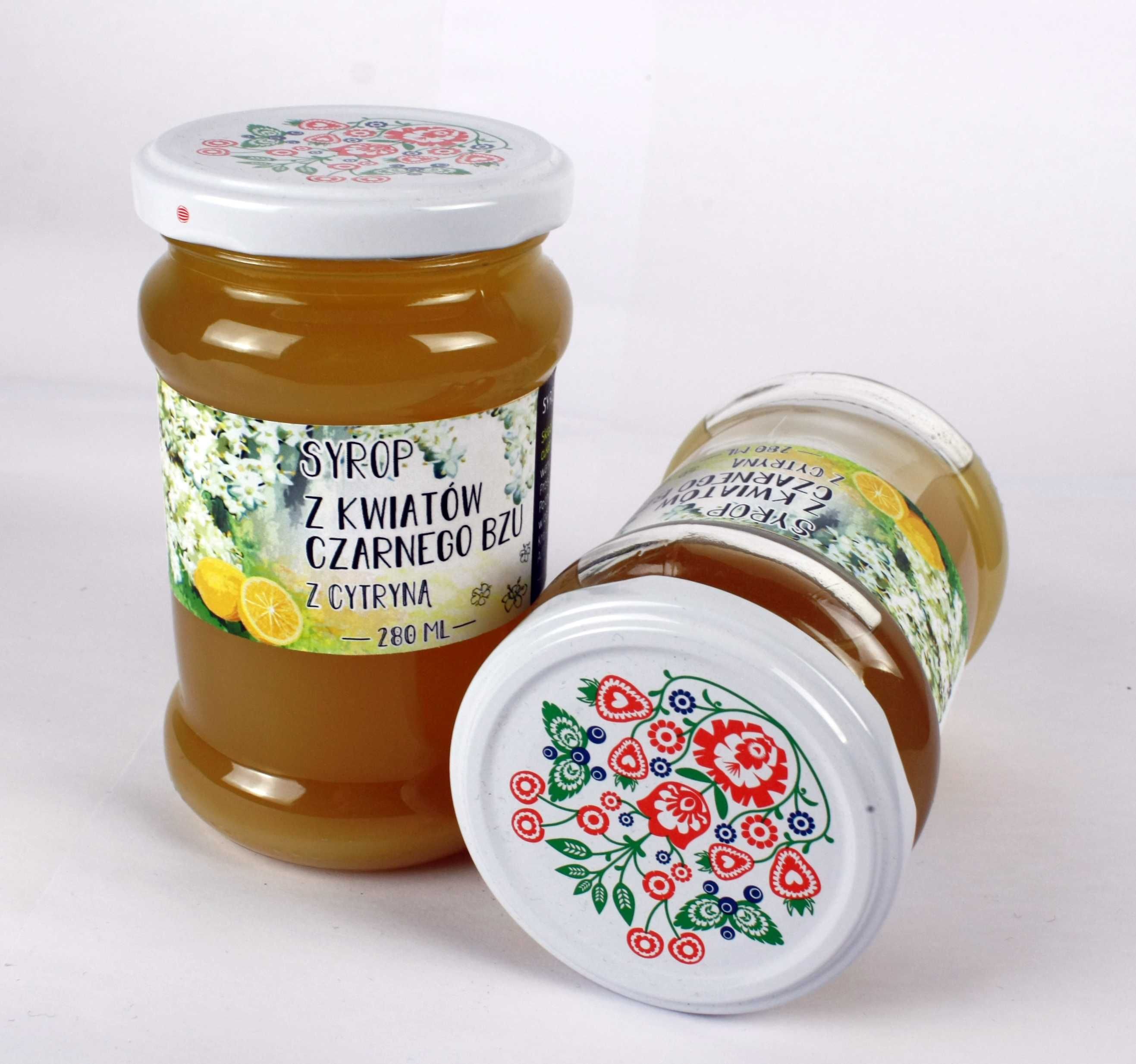 Syrop z kwiatów czarnego bzu z cytryną 280 ml