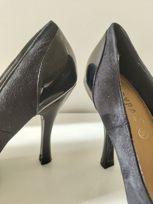 Sapato salto preto Marypaz