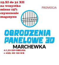 Bramy Furtki Panel 3d Transport Montaż  dostawa 48h palisady fronty