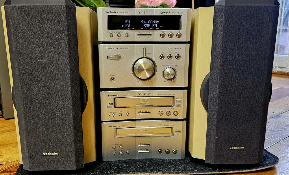 Technics SC-HDA710 DVD/CD mini system audio, mini wieża bdb. stan