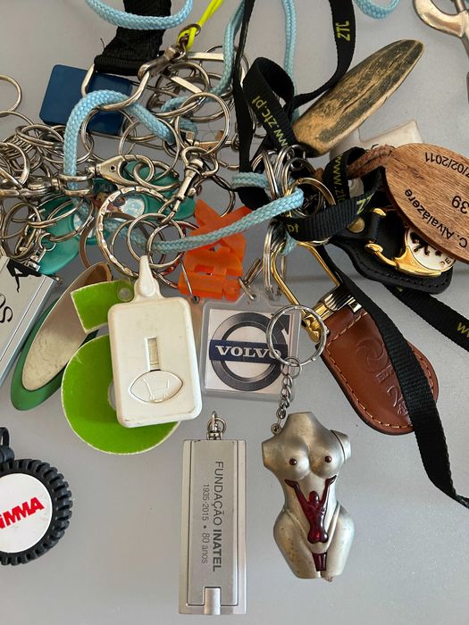 Lote de porta chaves e fitas