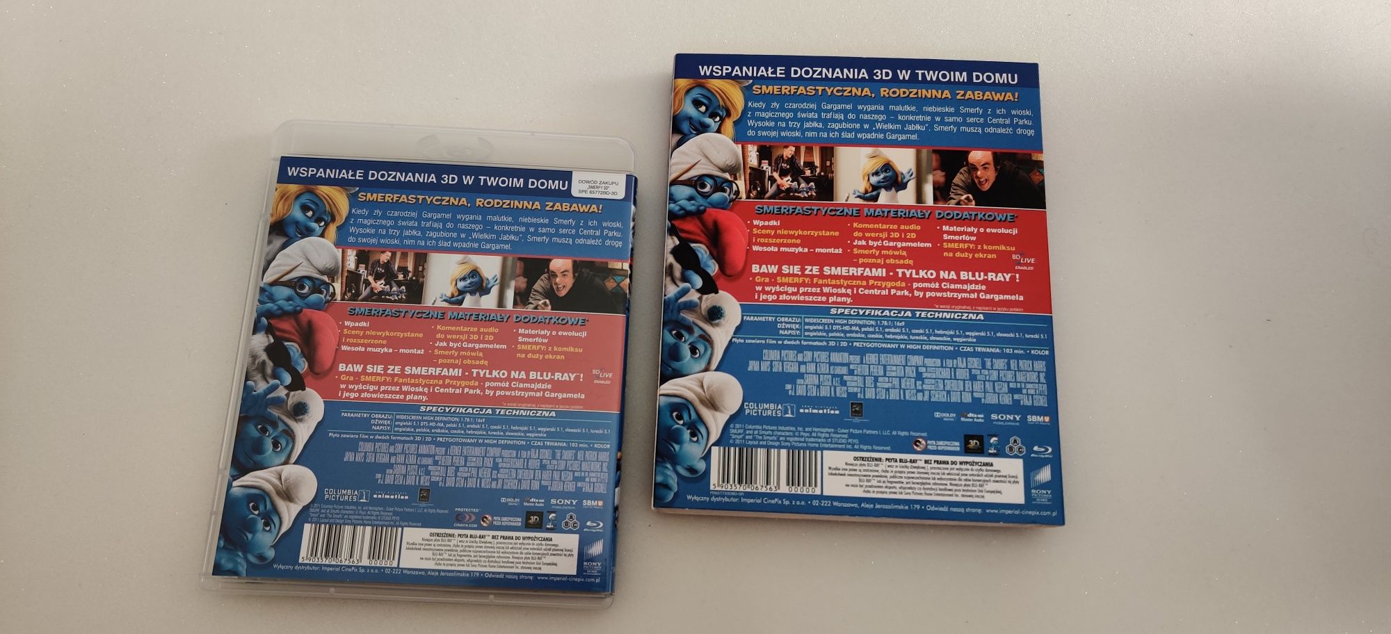 Smerfy 3D oraz 2D w kolekcjonerskim wydaniu Blu-ray z dubbingiem