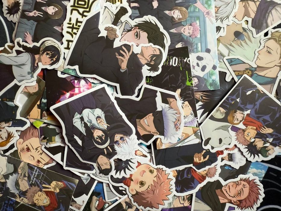 65 ШТУК Стікери Магічна Битва Наліпки Стикеры Аниме Магическая битва