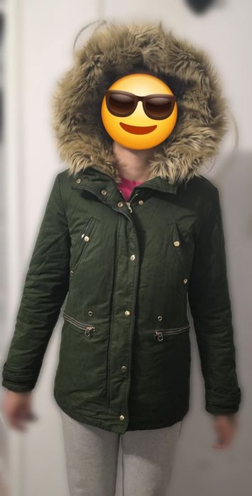 Oddam za darmo śliczną ocieplaną kurtkę zimową marki Zara XS