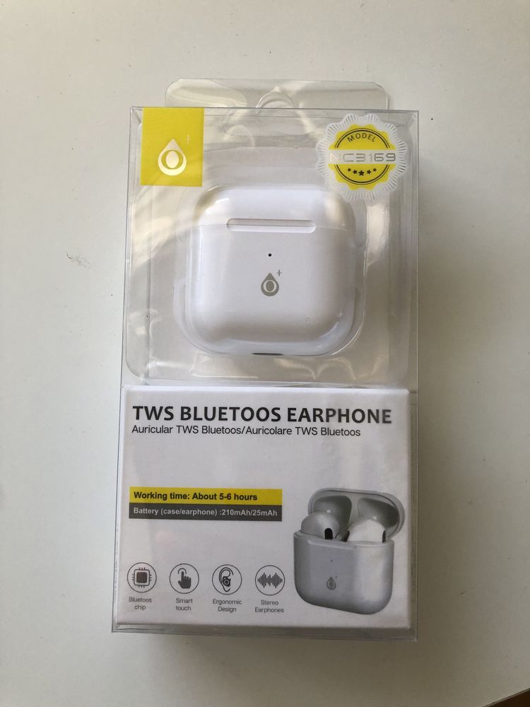 AirPods novos, em caixa selada