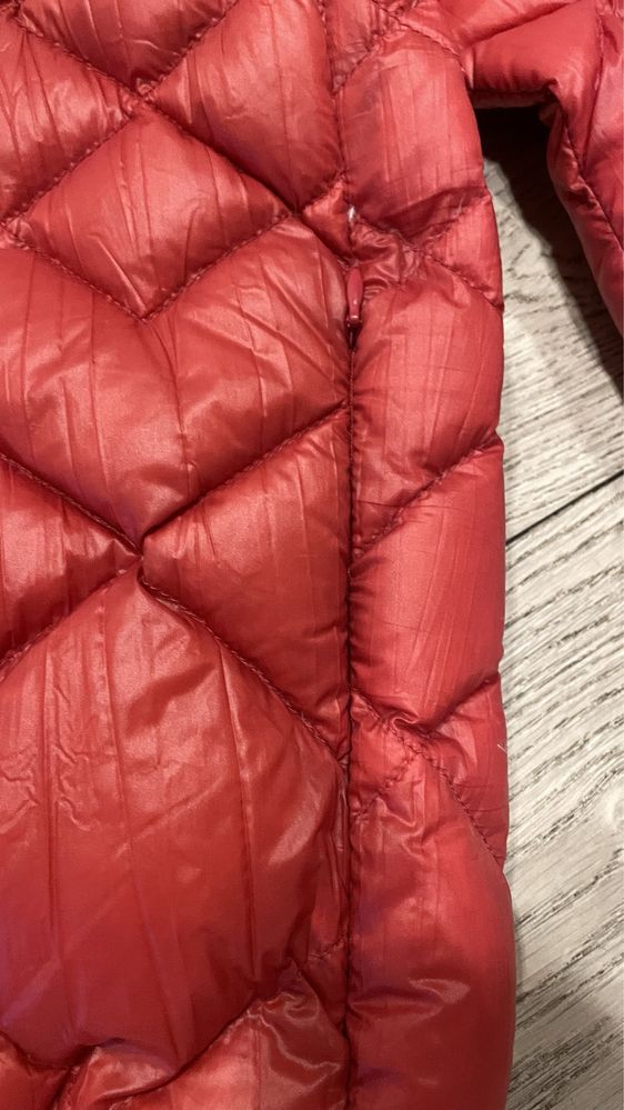 Ermanno Scervino kurtka puchowa pikowana czerwona rozmiar M /38
