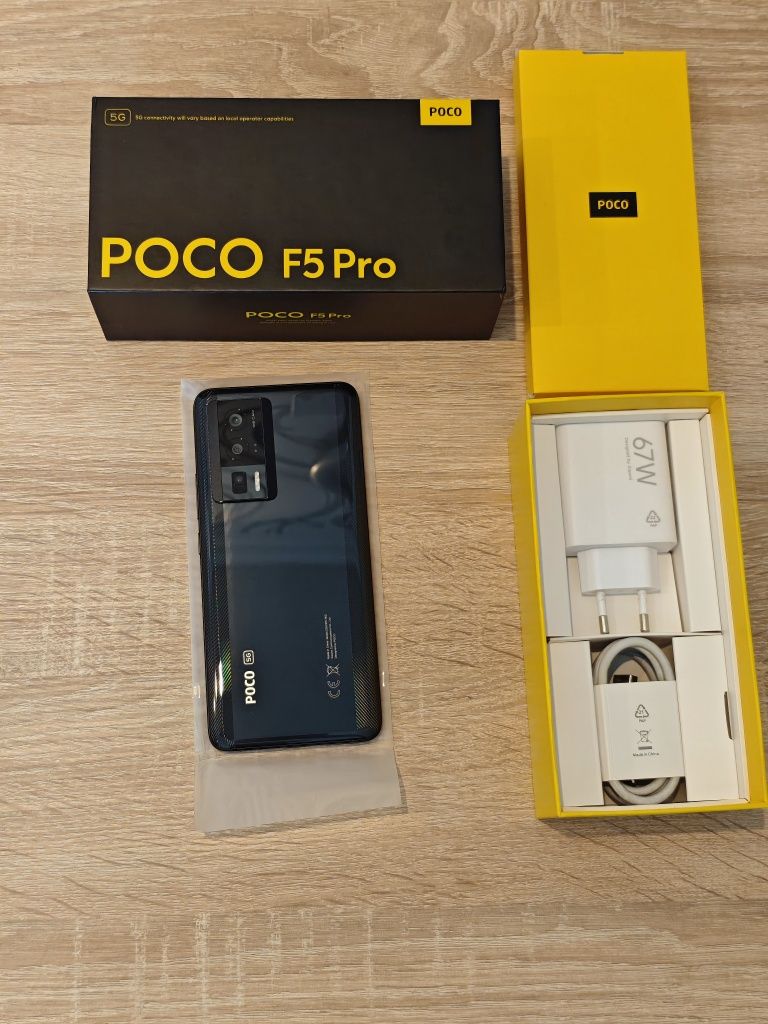 POCO F5 PRO 8/256 Black + Mi band 6 NFC