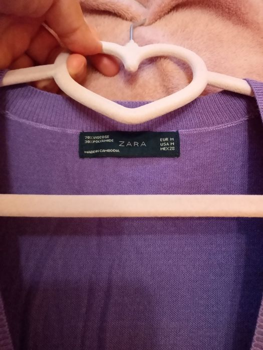 M- ZARA- Śliczny sweterek kamizelka bezrękawnik