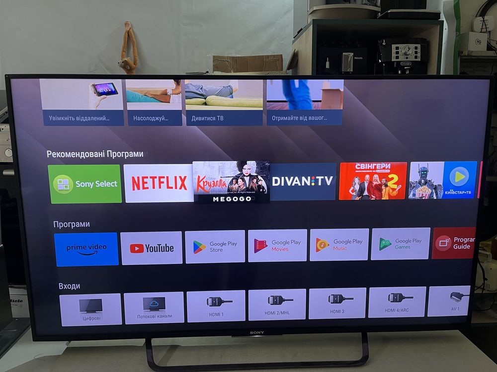 Телевiзор Sony KD-55X8505C.4K.Smart TV.Wі-Fі. З Німеччини.