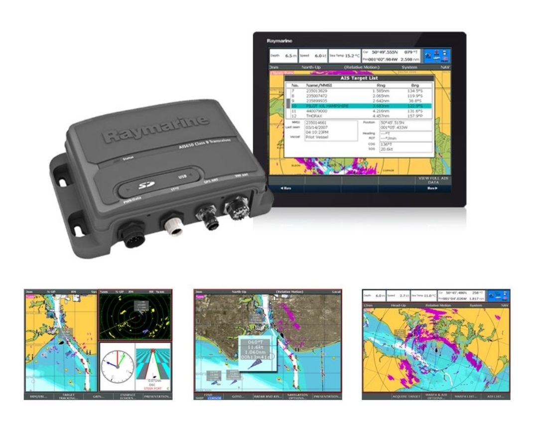 Raymarine AIS 650 + AIS 100 + GPS antenna