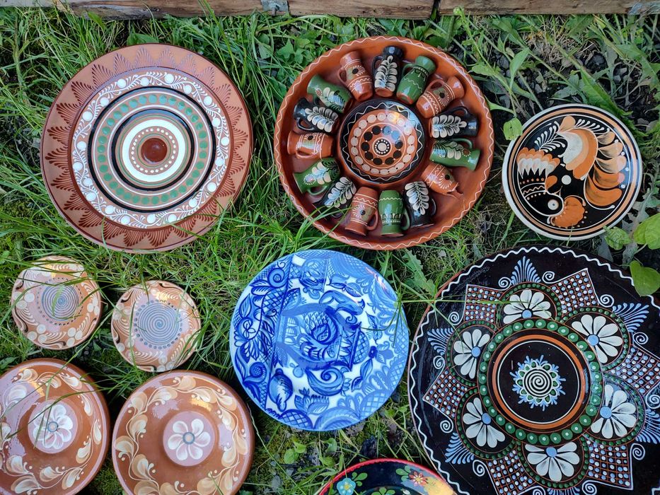 Керамічні тарілки 28 шт