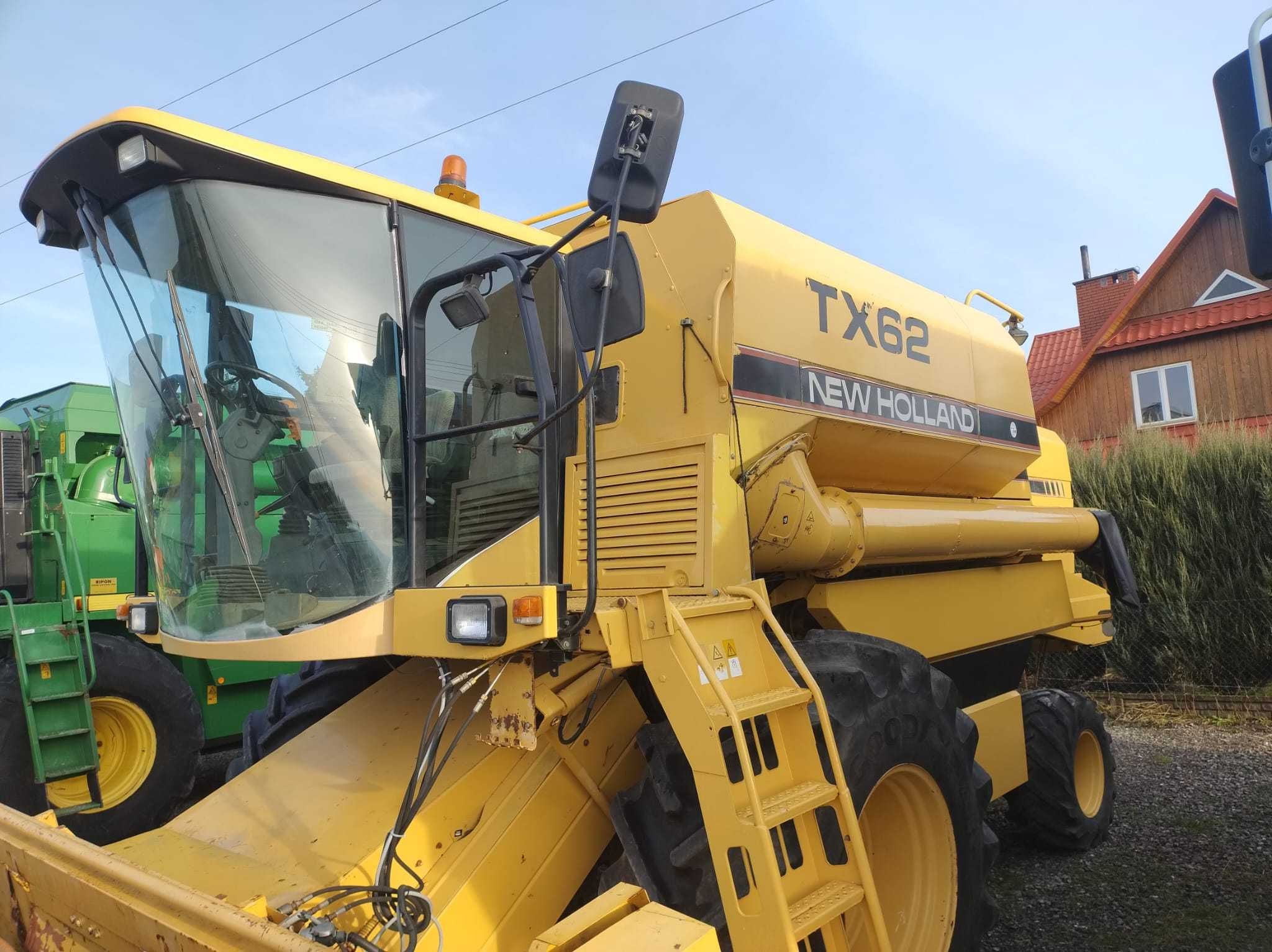 New Holland TX 63 kombajn zbożowy, heder 4.5, opony 800,