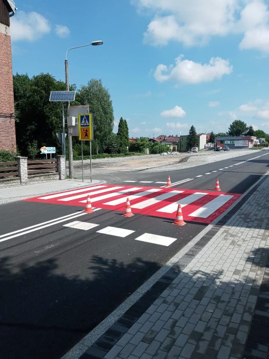 Malowanie parkingów, dróg i garaży. Oznakowanie pionowe, poziome.