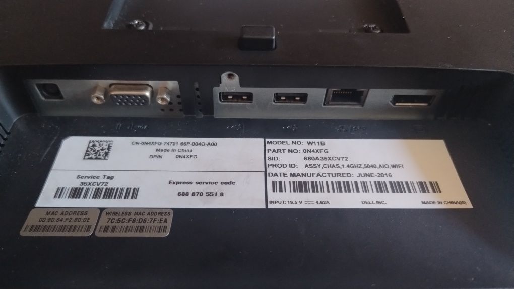 Моноблок Dell W11B