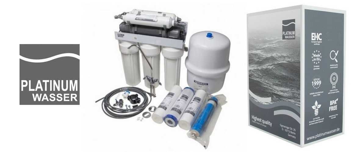 Німецький фільтр зворотного осмосу Platinum Wasser Ultra6. Питна вода