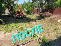 Уборка участка, Спил Деревьев , пОкос Травы аренда измельчителя веток