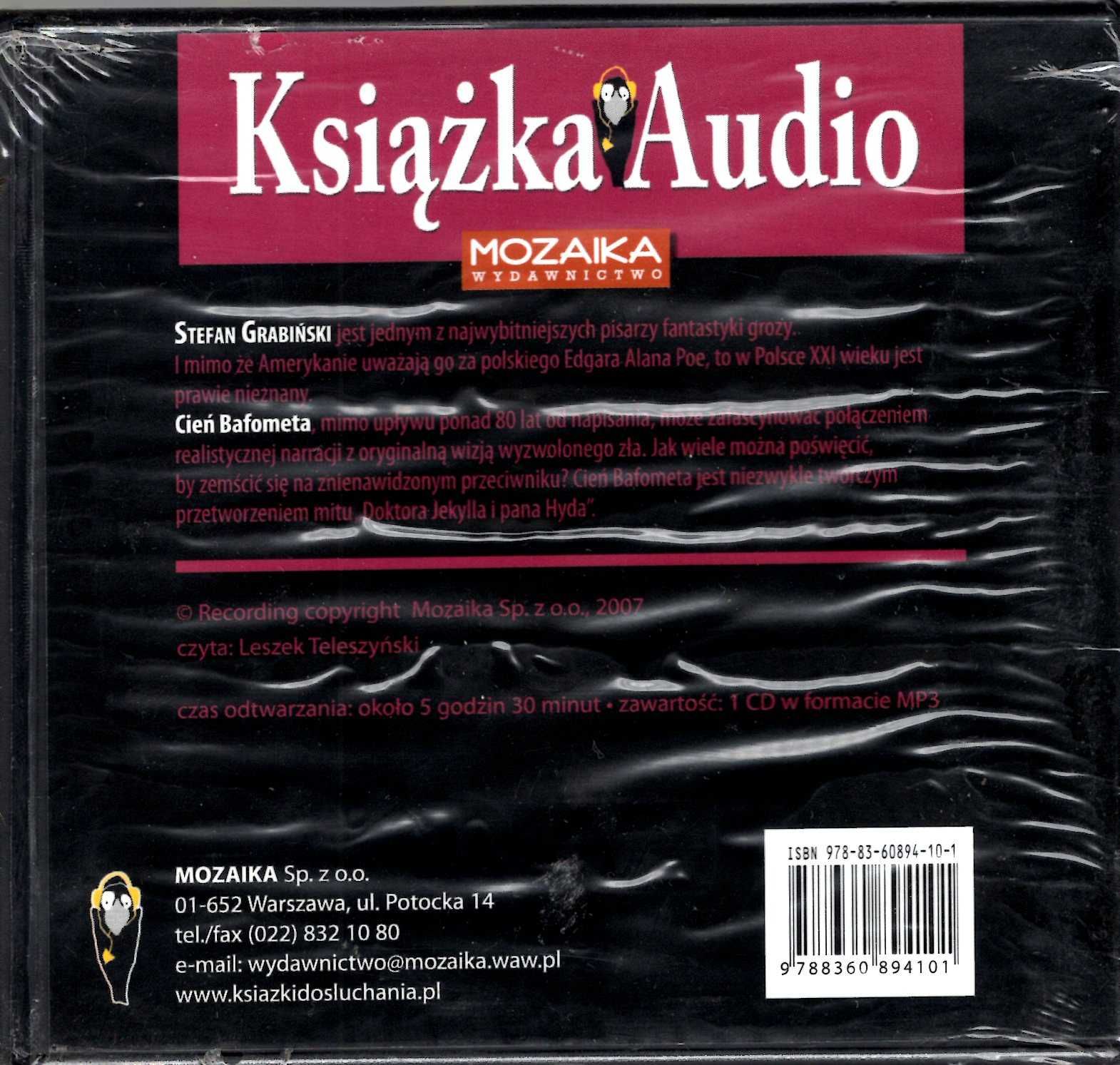 Cień Bafometa Stefan Grabiński Audiobook  [w24h!]