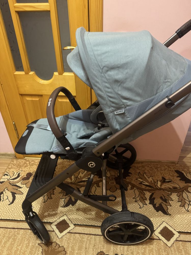 Візочок 2 в 1 cybex balios s lux sky blue