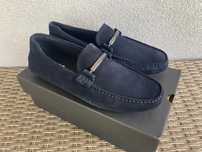 Hugo Boss meskie markowe mokasyny Navy Blu Nowe 46