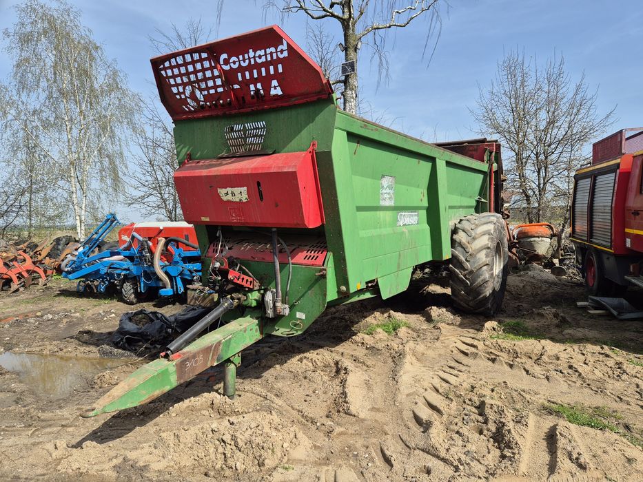Rozrzutnik obornika Coutand twister 14-16 t. Po przeglądzie.Gwarancja.