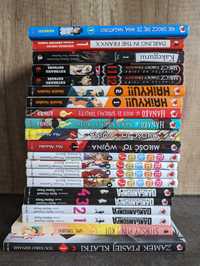 Książki Manga, różne, 21 sztuk