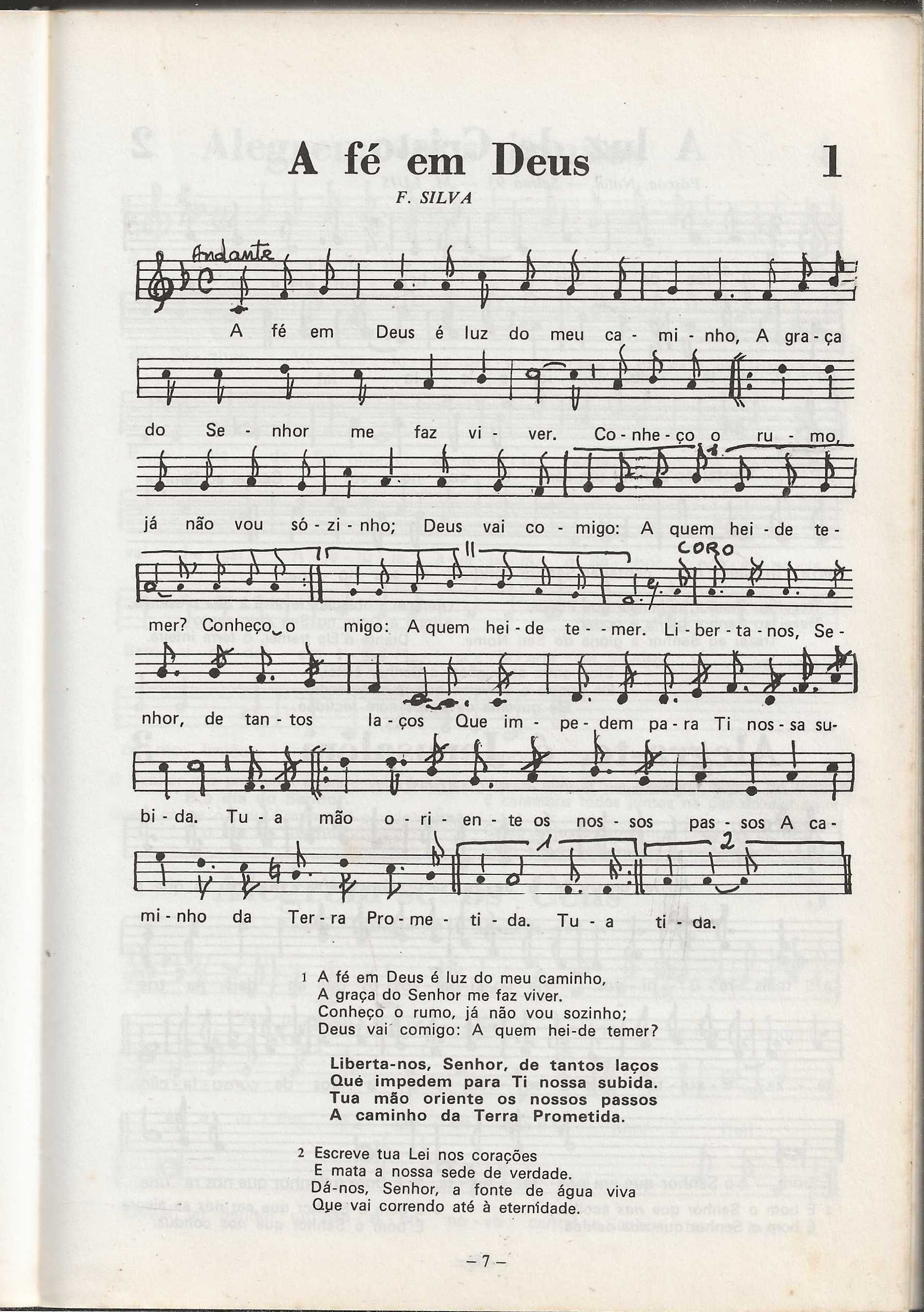 Cantemos Todos – Texto Musical
