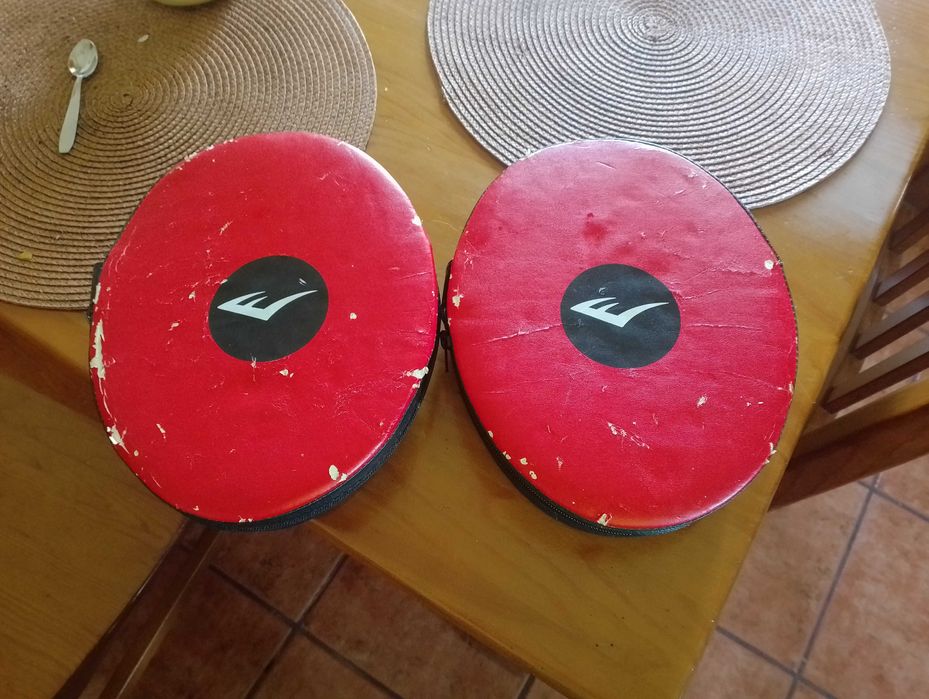 Mitts everlast almofadas treino boxe  Muay thay kickboxing