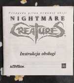 Nightmare Creatures PC instrukcja Licomp