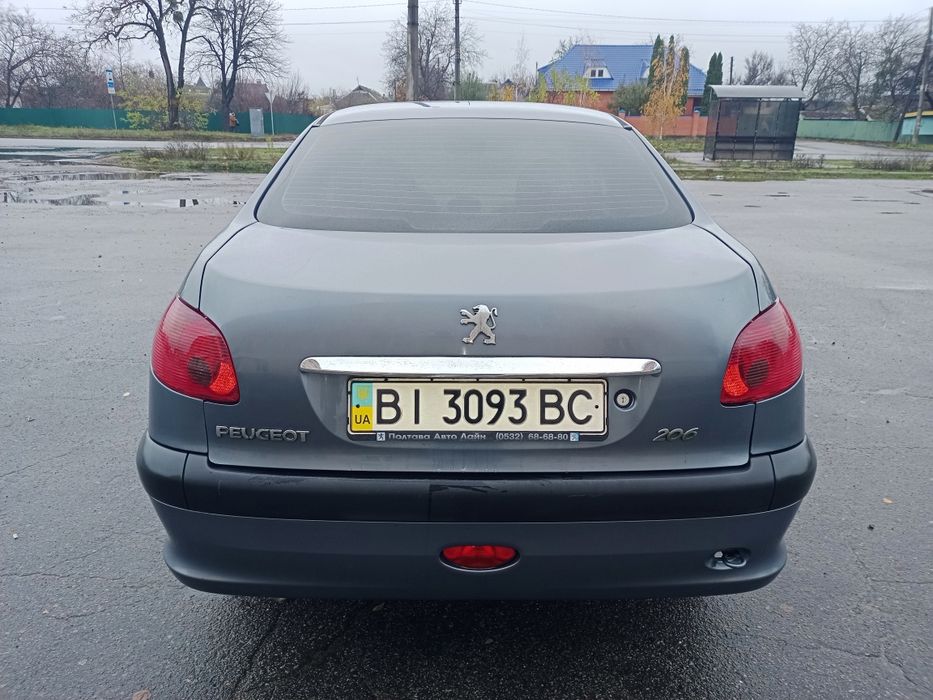Peugeot 206 2009р 1.4 ГБО 1власник з салону