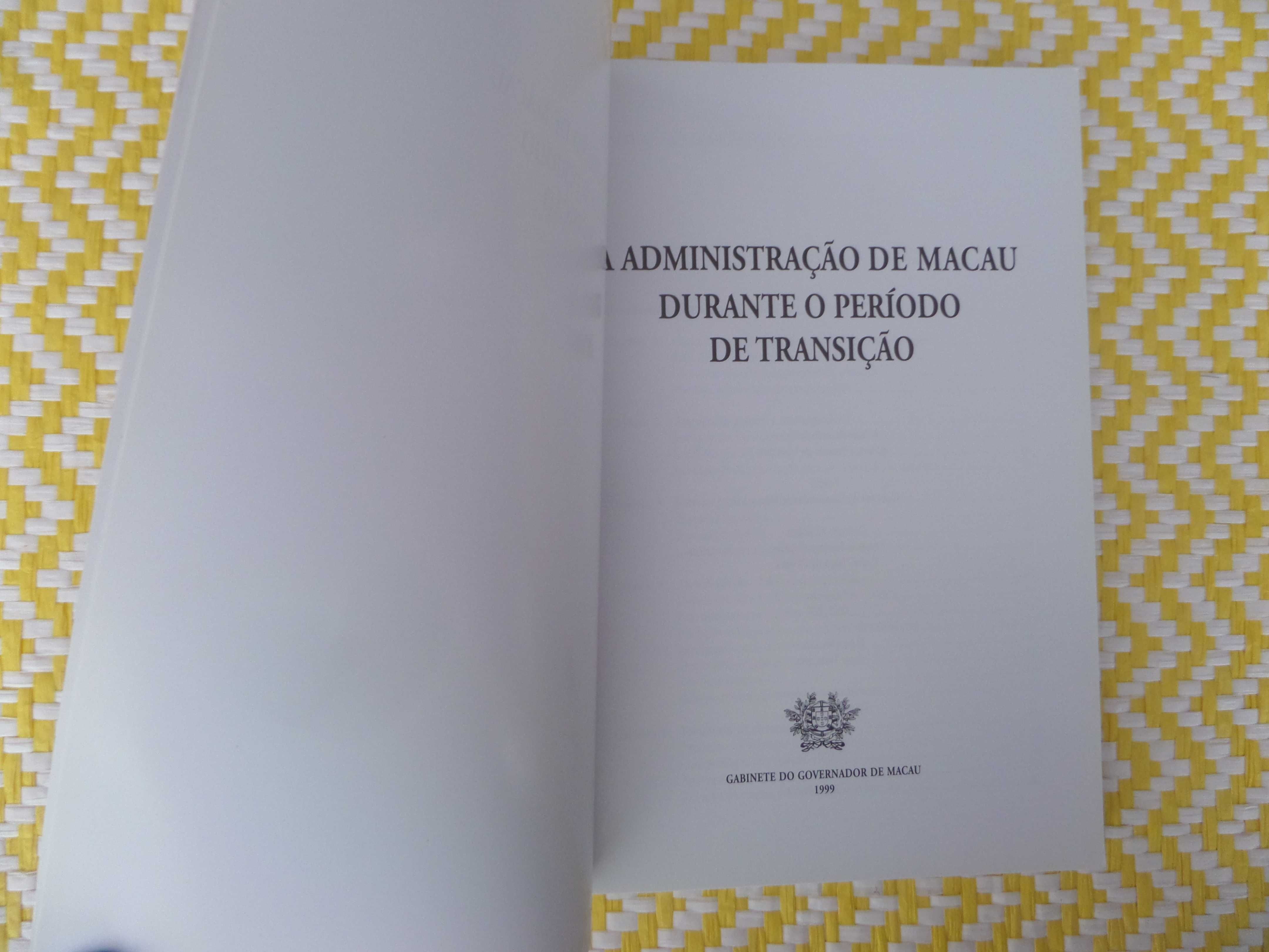 Administração de Macau Durante o Período de Transição (Administrativa)