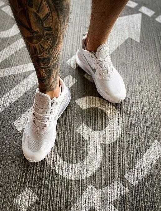 Мужские кроссовки Nike Air Max 270 React White 41-45 найк Новинка!
