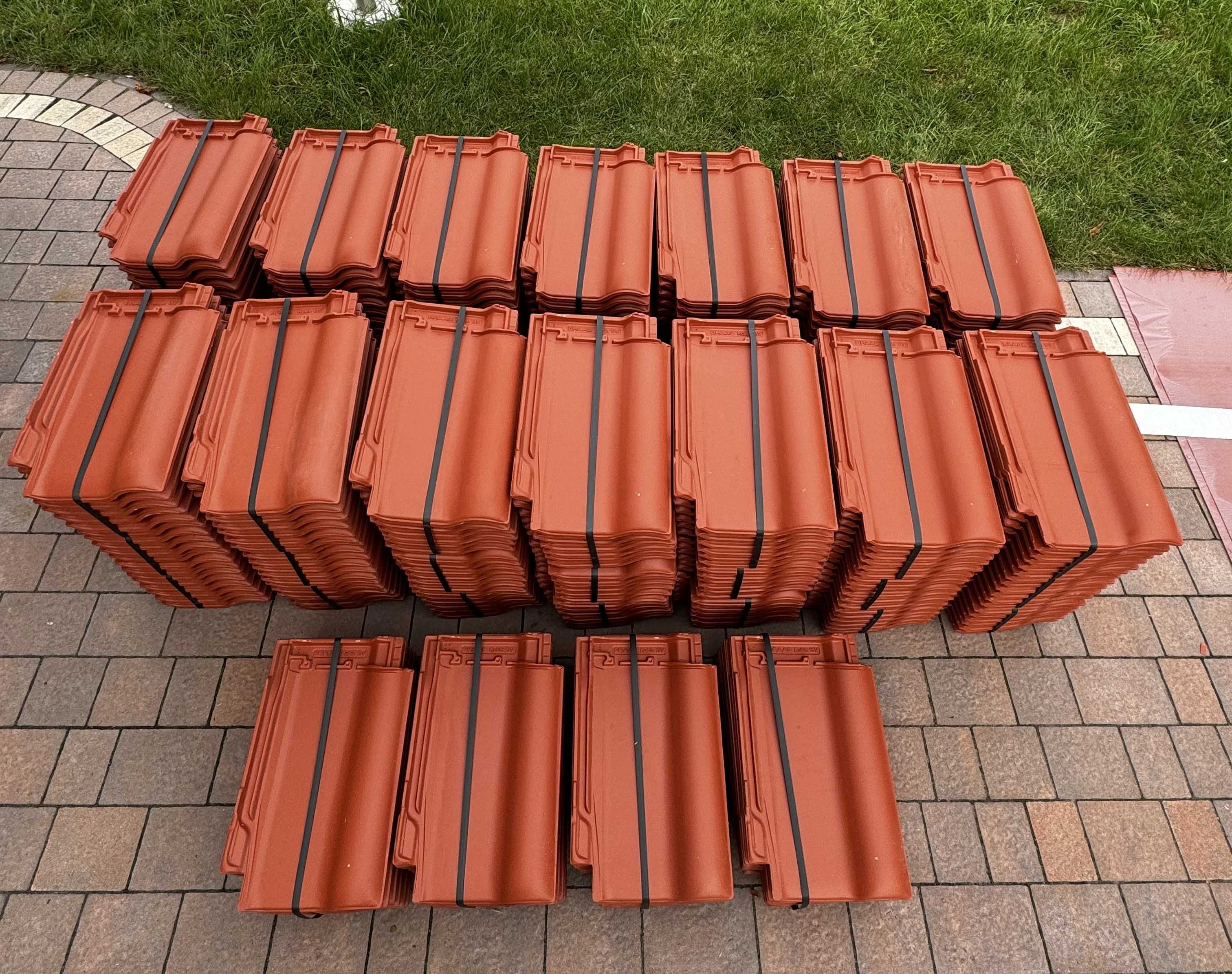 Dachówka ceramiczna nowa  Ruppceramika Braas Rubin 13V miedź angoba