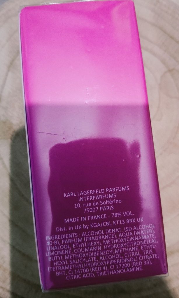 Karl Lagerfeld Jeans Urban Pink woda perfumowana damska, 100 ml