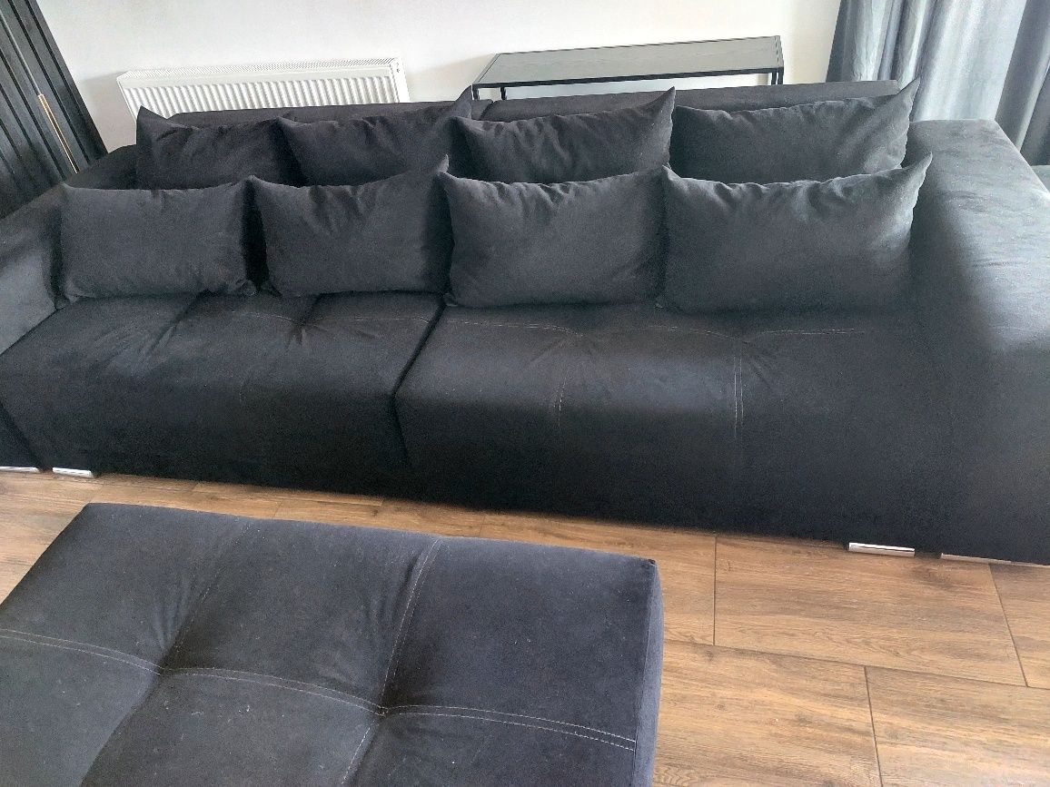 Sofa  duza kanapa ,czarna