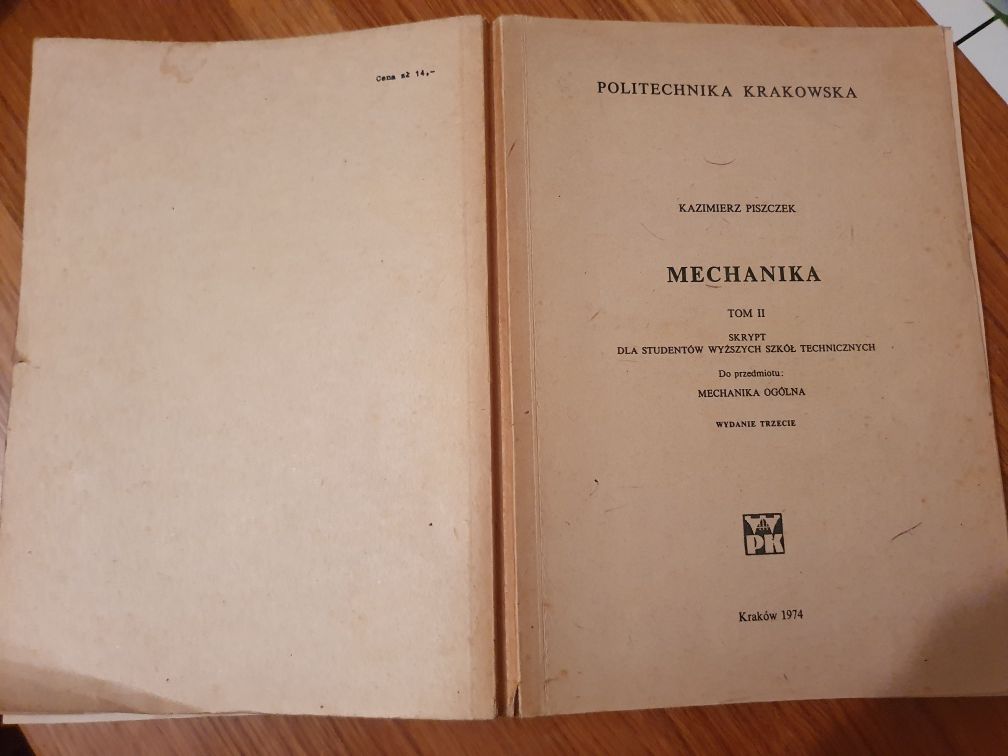 Mechanika Tom 2 - Kazimierz Piszczek