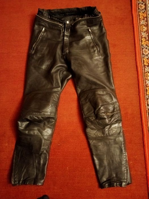 Мотоштаны кожаные