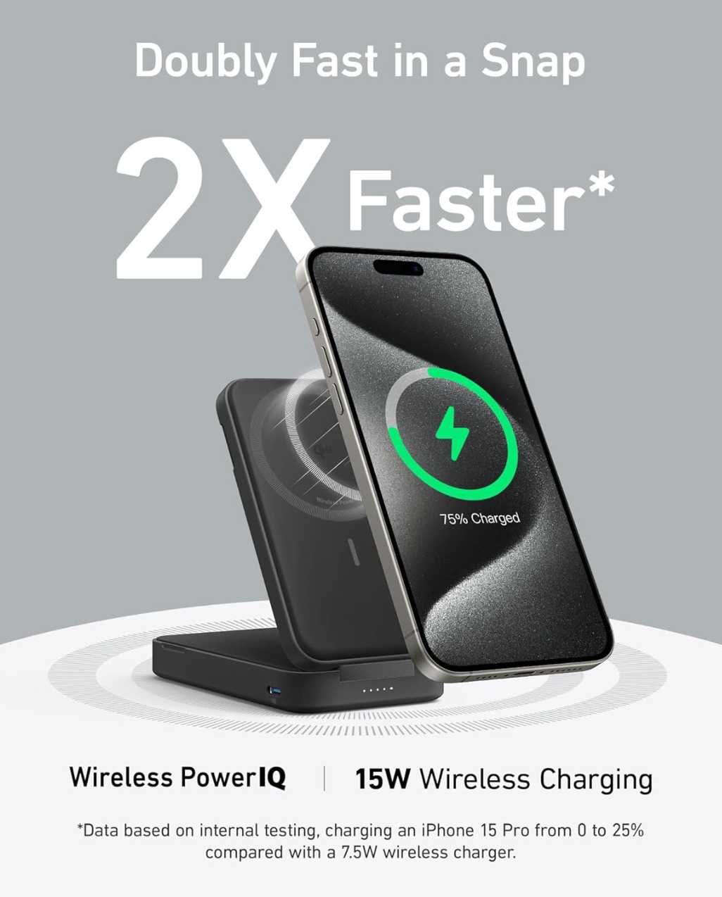 Магнітна батарея Anker MagSafe Power Bank 6600 m Qi2 швидка 5 кольорів