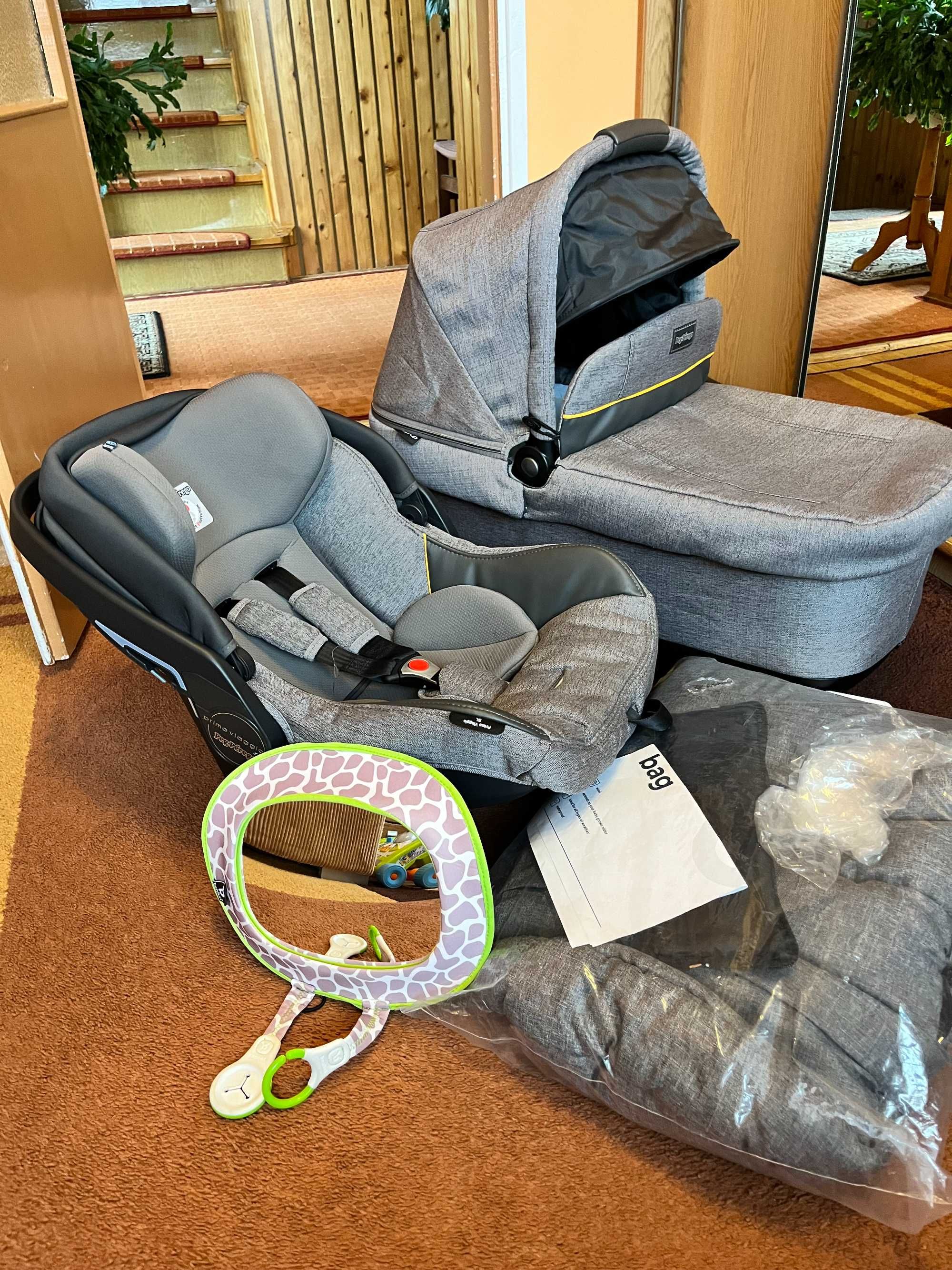 Wózek 3w1 Peg Perego Book Plus S + podstawka dla rodzeństwa